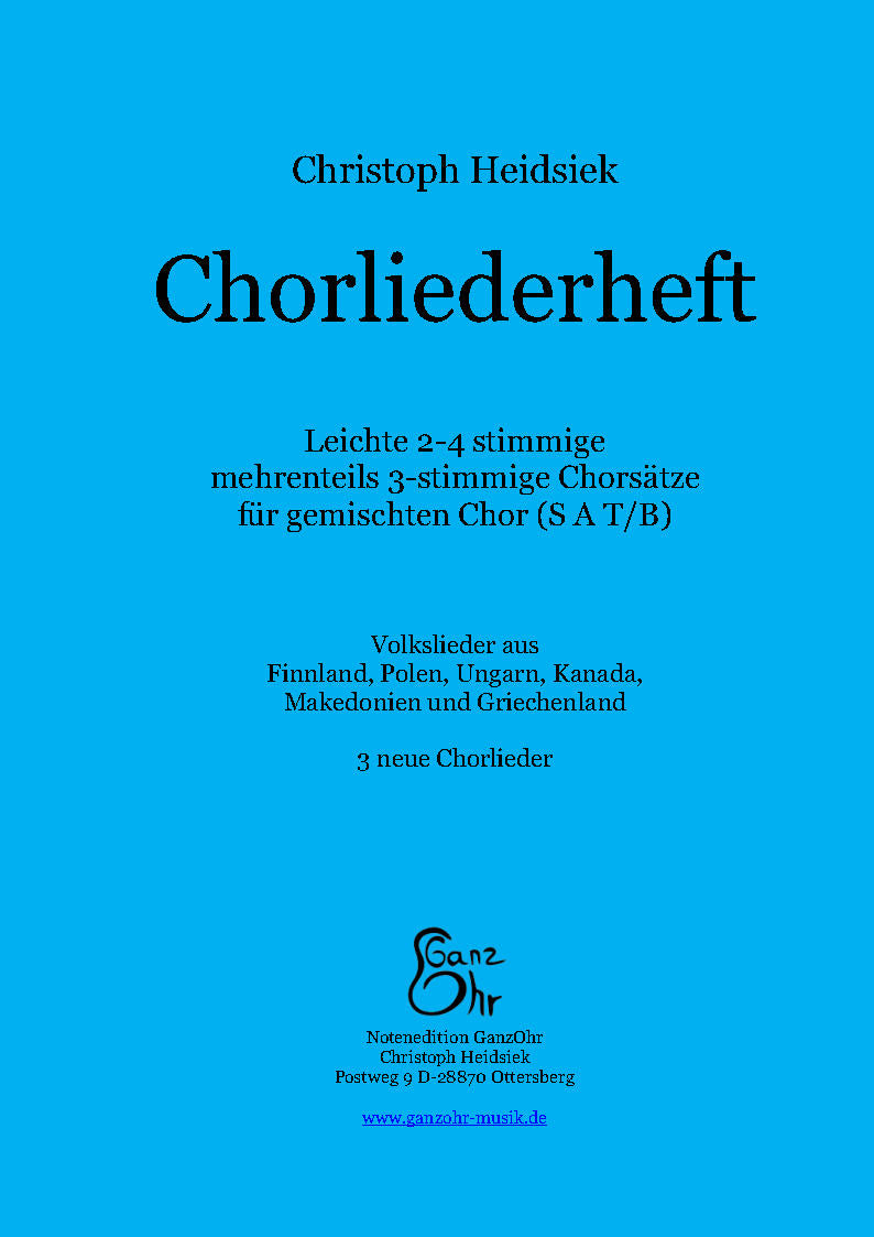 Chorliederheft