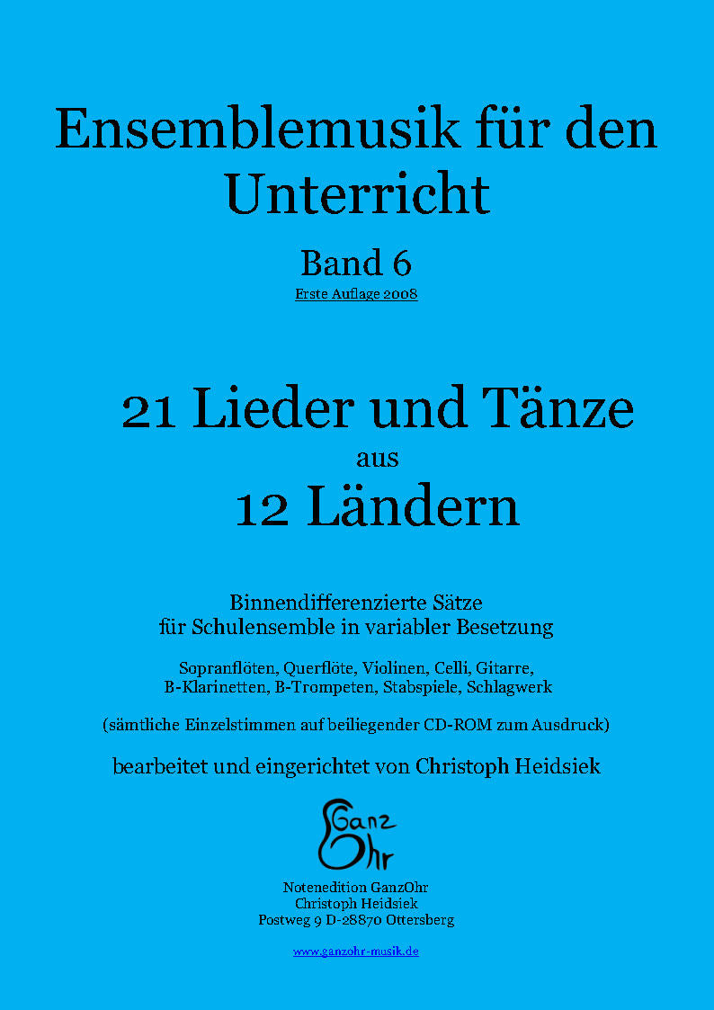 Ensemblemusik für den Unterricht 6