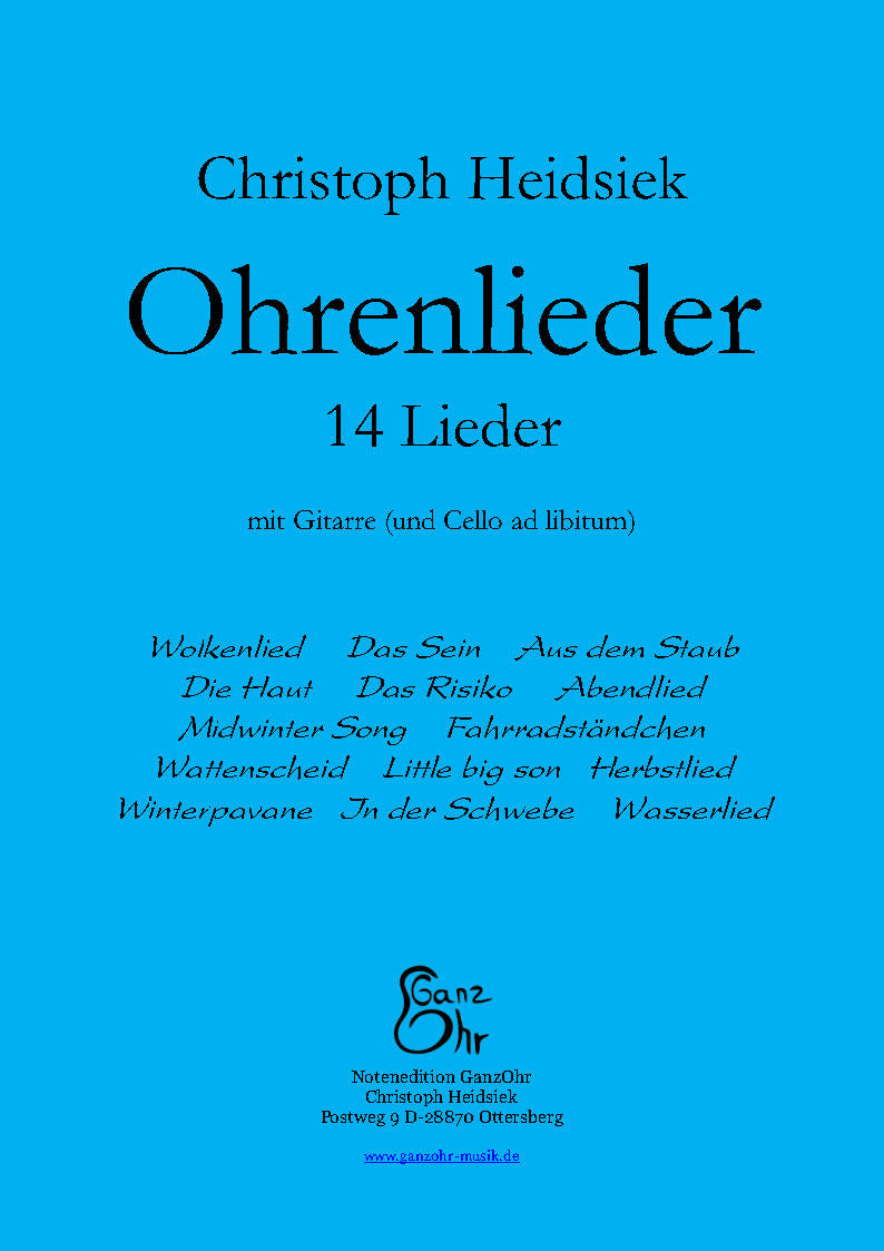 "Ohrenlieder" - Chansons