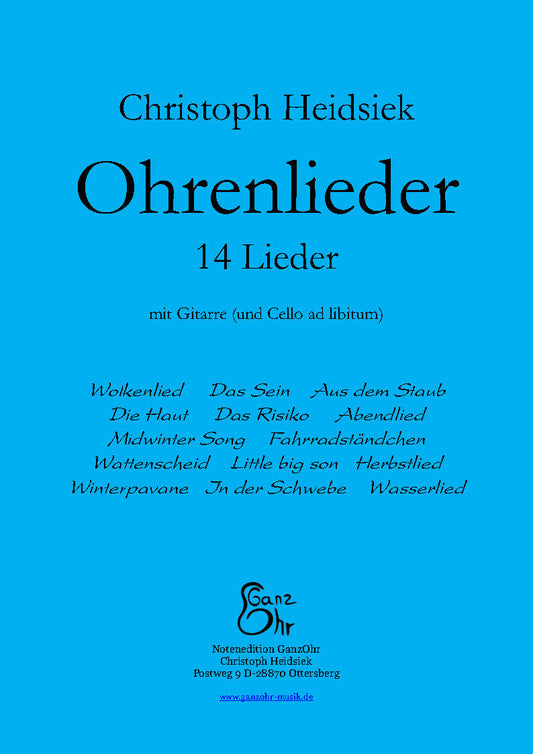 "Ohrenlieder" - Chansons