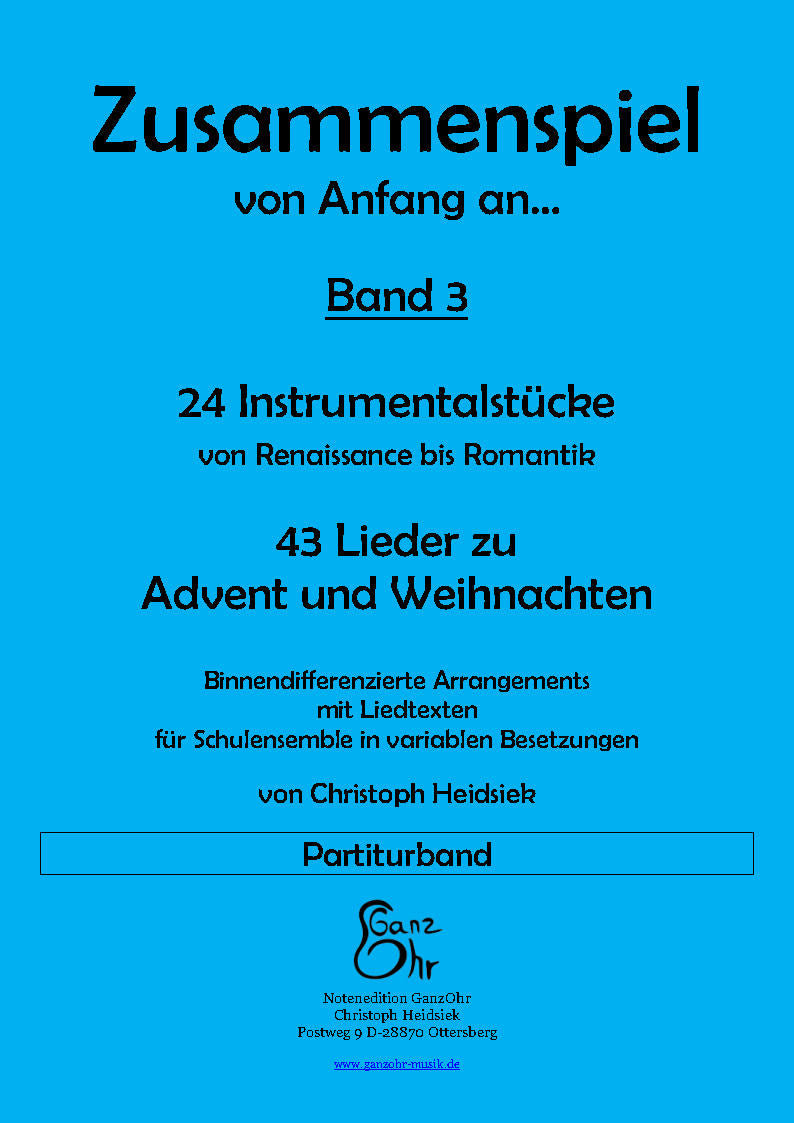 Zusammenspiel von Anfang an Band 3