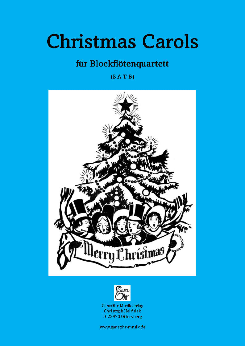 Christmas Carols für Blockflötenquartett