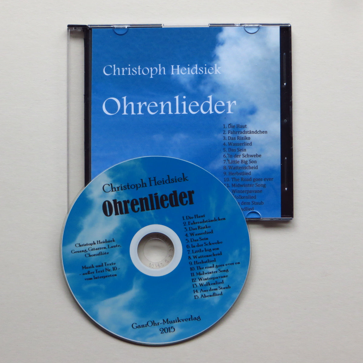 CD "Ohrenlieder" 15 Lieder von Christoph Heidsiek