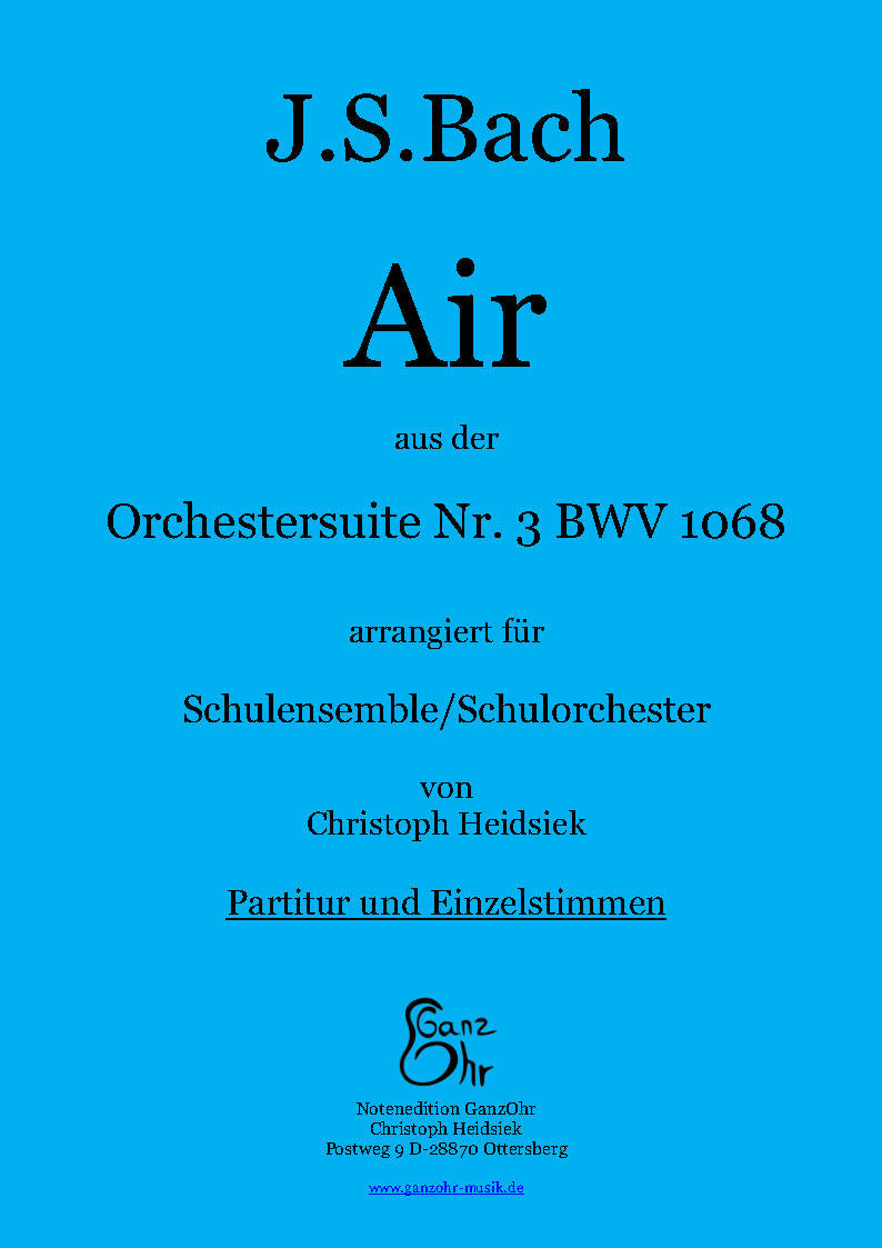 Air aus Orchestersuite Nr.3  J. S. Bach