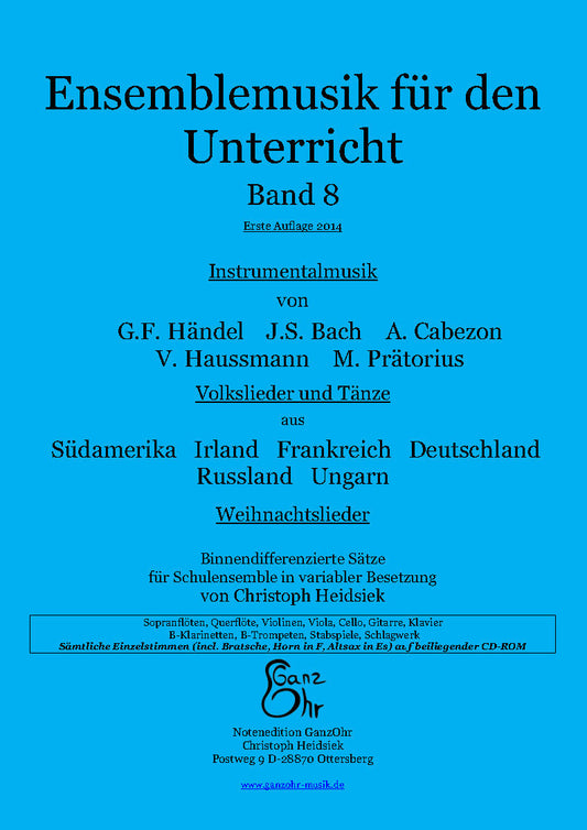 Ensemblemusik für den Unterricht 8