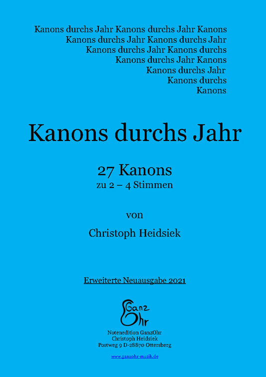 Kanons durchs Jahr