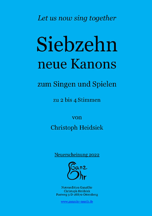 Let us now sing together  17 Kanons