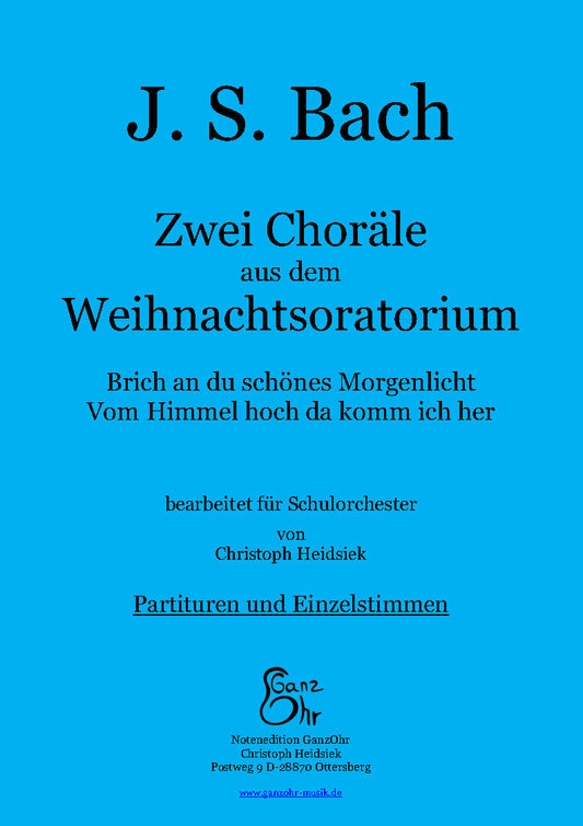 Zwei Choräle aus Bachs Weihnachtsoratorium